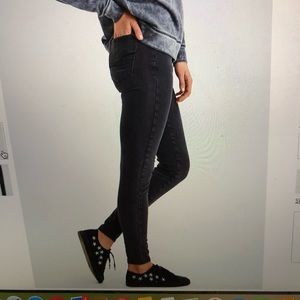 Faded black super stretch jeggings